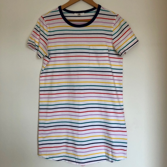 vans rainbow dress